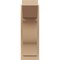Ekena Millwork 8-in W x 12-in D x 24-in H Funston Slat Rough Cedar Woodgrain TimberThane Outlooker, Primed Tan OUTUR080X12X24FST24RCPR - alternate 6